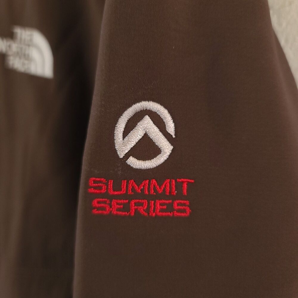 The North Face Summit Series Polartec Brown Teal Soft Shell Jacket Women’s Sz LG - Picture 7 of 16